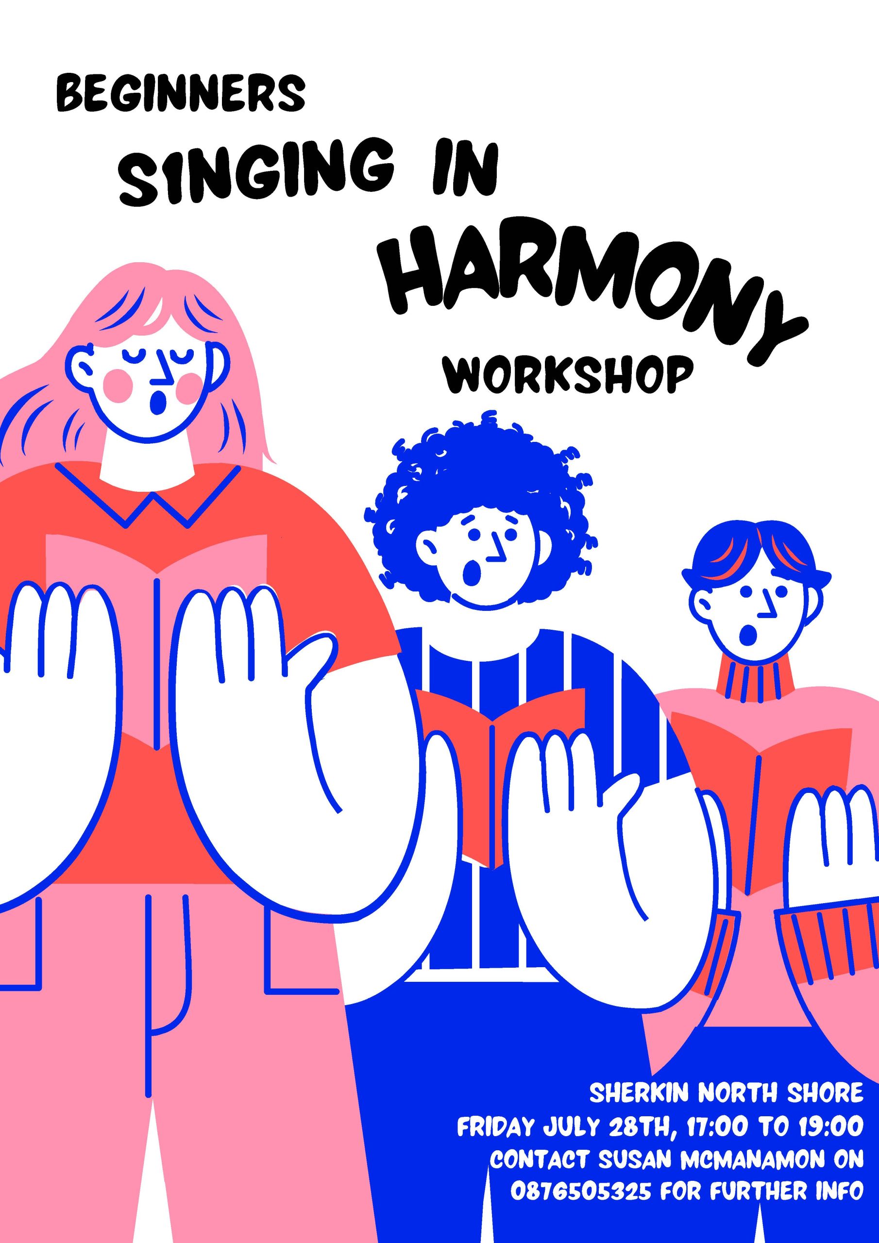 Vocal harmonic workshops with Susan McManamon Creative Places West Cork Islands