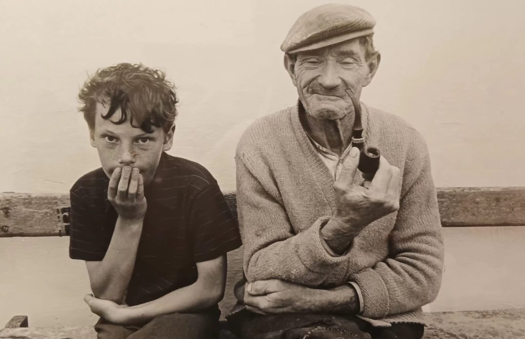 Lizzie O'Connor's father Timmy Cahalane and son Turlough O'Connor on Sherkin (3) Lizzie O'Connor's father Timmy Cahalane and son Turlough O'Connor on Sherkin (3)