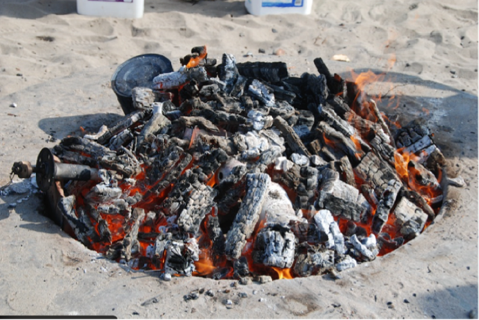 Beach Pit Firing / Local Clay